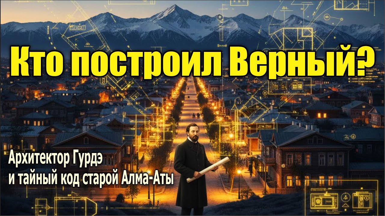 Кто построил Верный? Архитектор Гурдэ  Who Built Verny? Paul Gurde and the Hidden Code of Old Almaty