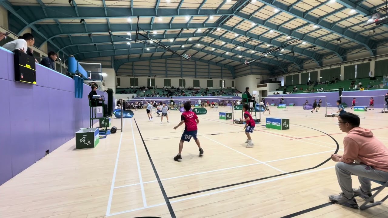 2026群岳盃228場風城站 四年級男雙 預賽 民權黃子晏-賴維柏21 VS 國立竹科實中陳奕辰-吳梣安12