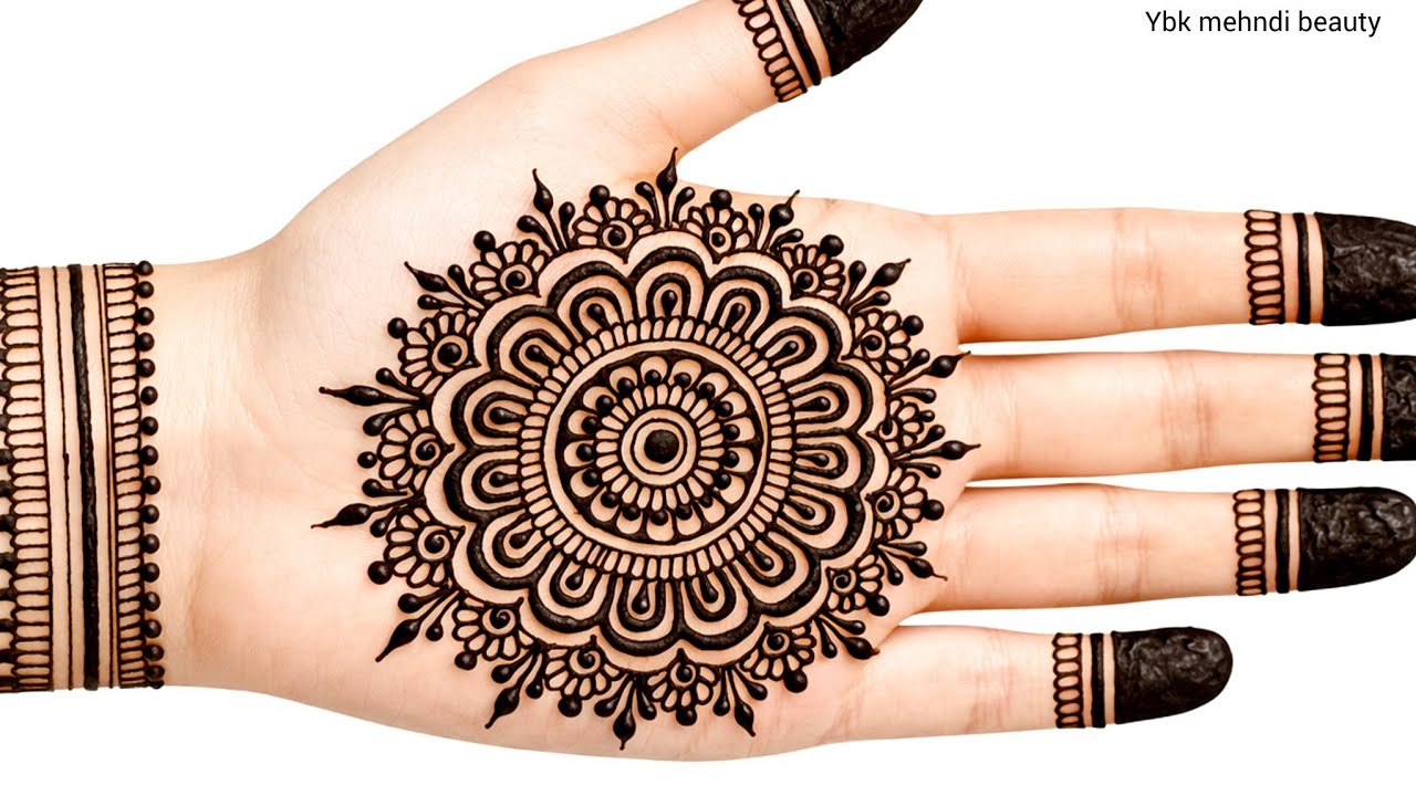 Easy and simple fronthand mehndi design|mehandi ka design|fronthand henna design|mandala mehndi art