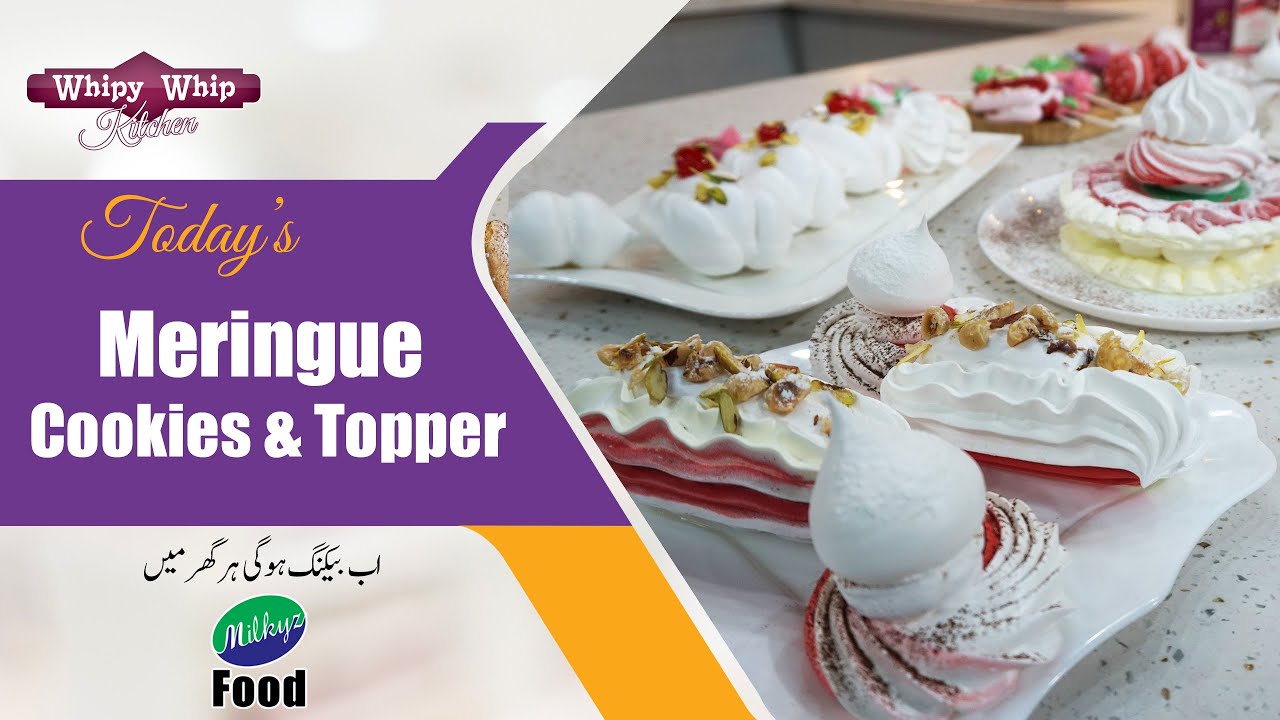 Meringue Cookies & Topper| CHEF RASHEED| Milkyz food| Recipe