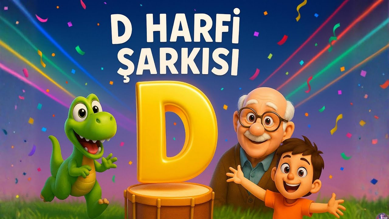 👉 D Harfi Şarkısı 🎶 | İROŞ & HULİŞ | Okul Öncesi Eğitici Çocuk Şarkıları | Alfabe Öğreniyorum