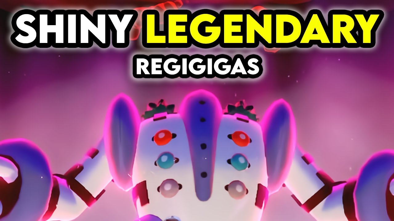 SHINY REGIGIGAS + ALL SHINY REGI SHOWCASE in Pokemon: Sword/Shield