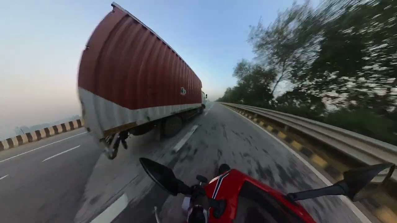 LIMITLESS?! 🚀 High Speed Superbike Run to JEWAR #automobile #cbr650r #youtube #trending #viral #fyp