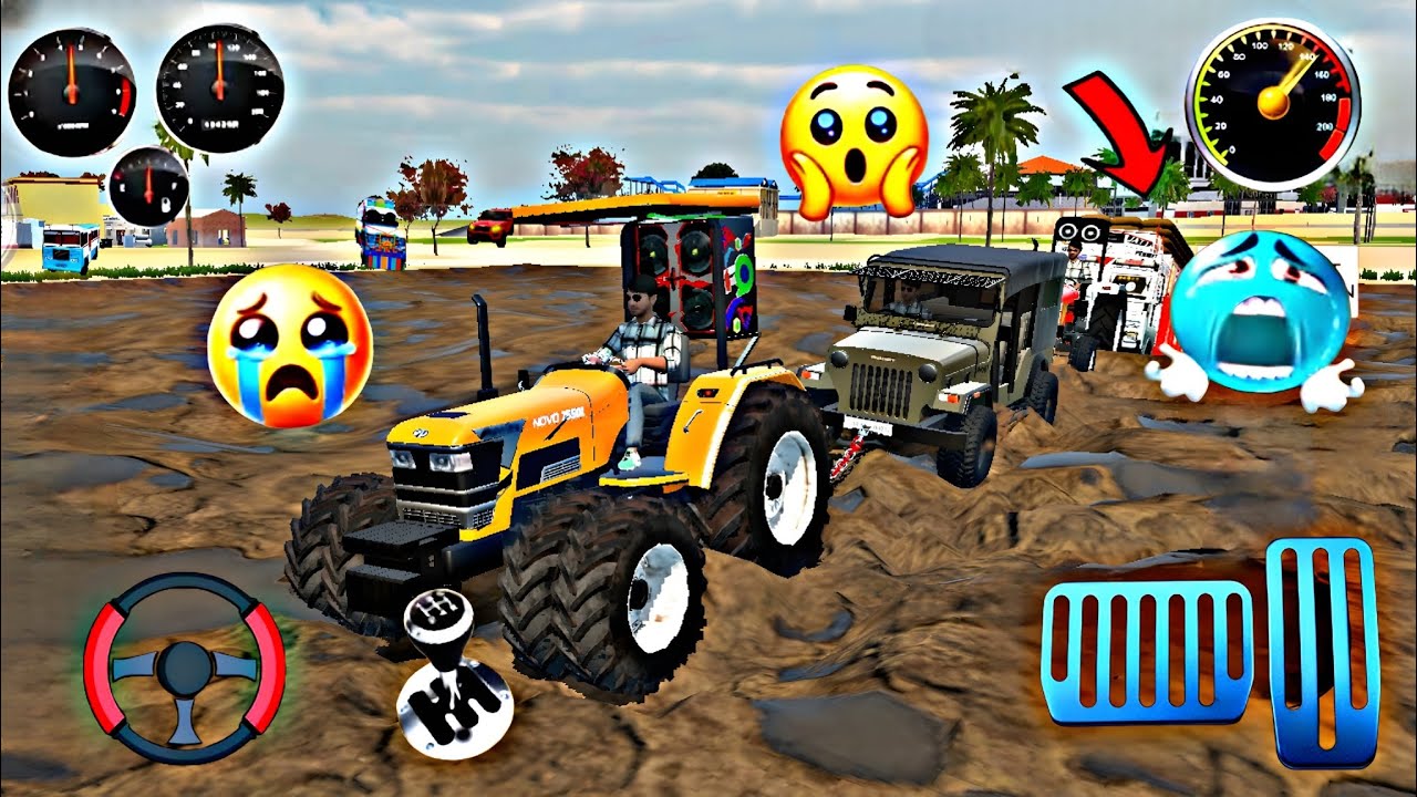 Driving modified 😈 Eicher 252 🥶 Mahindra logo 551rescue in the truck vacuum🚛 #dumper
