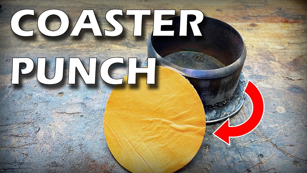 Making a Round Punch for Leather Coasters