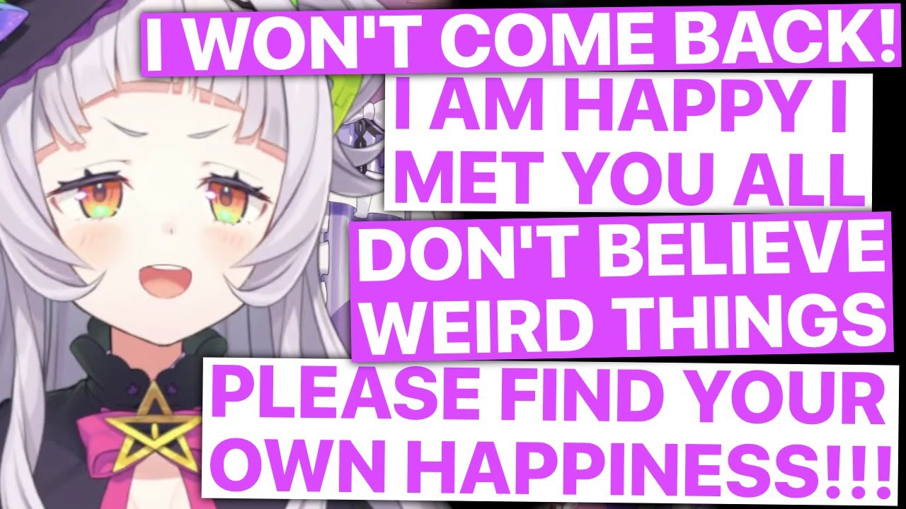 Shion's Parting Words To Fans (Murasaki Shion / Hololive) [Eng Subs]