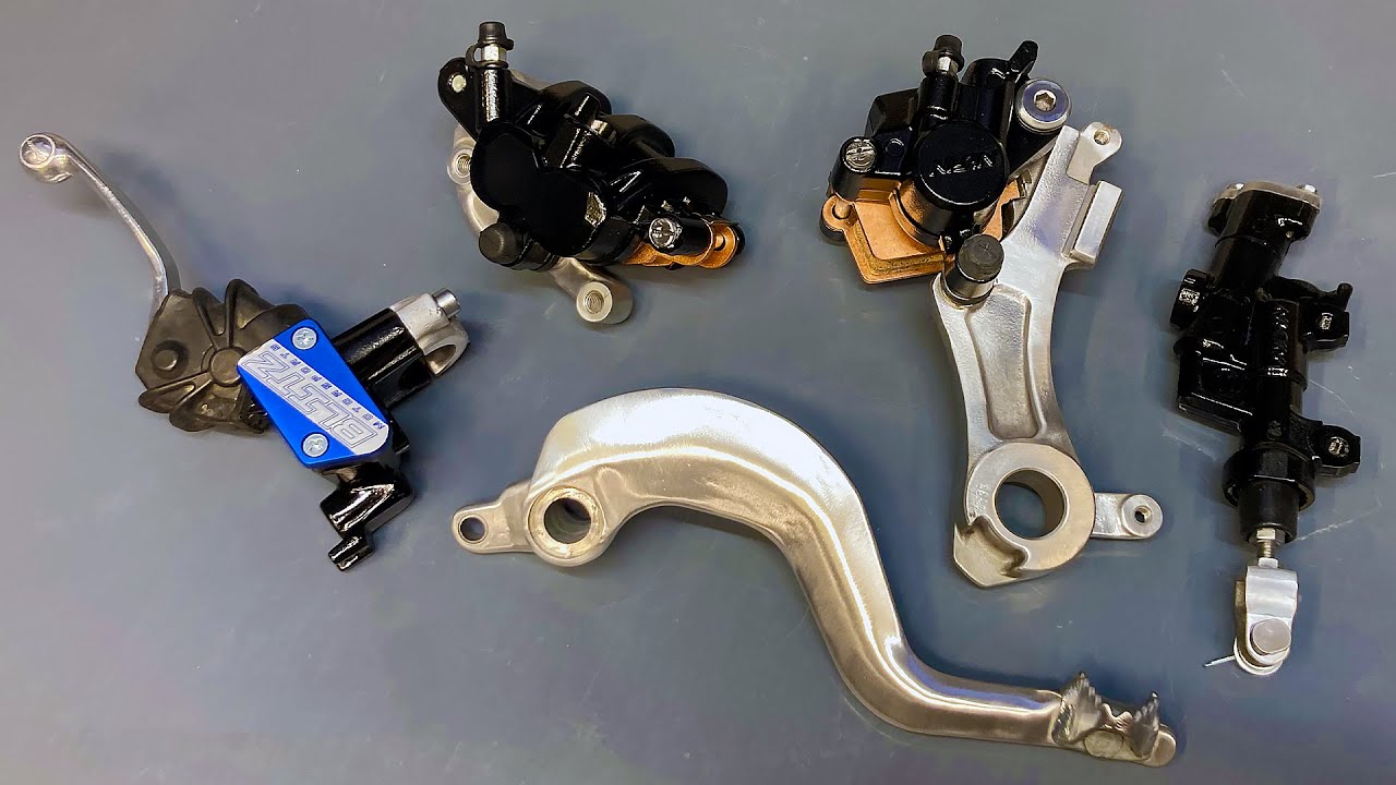 Spray Painting Dirt Bike Brakes at Home with Amazing Results!