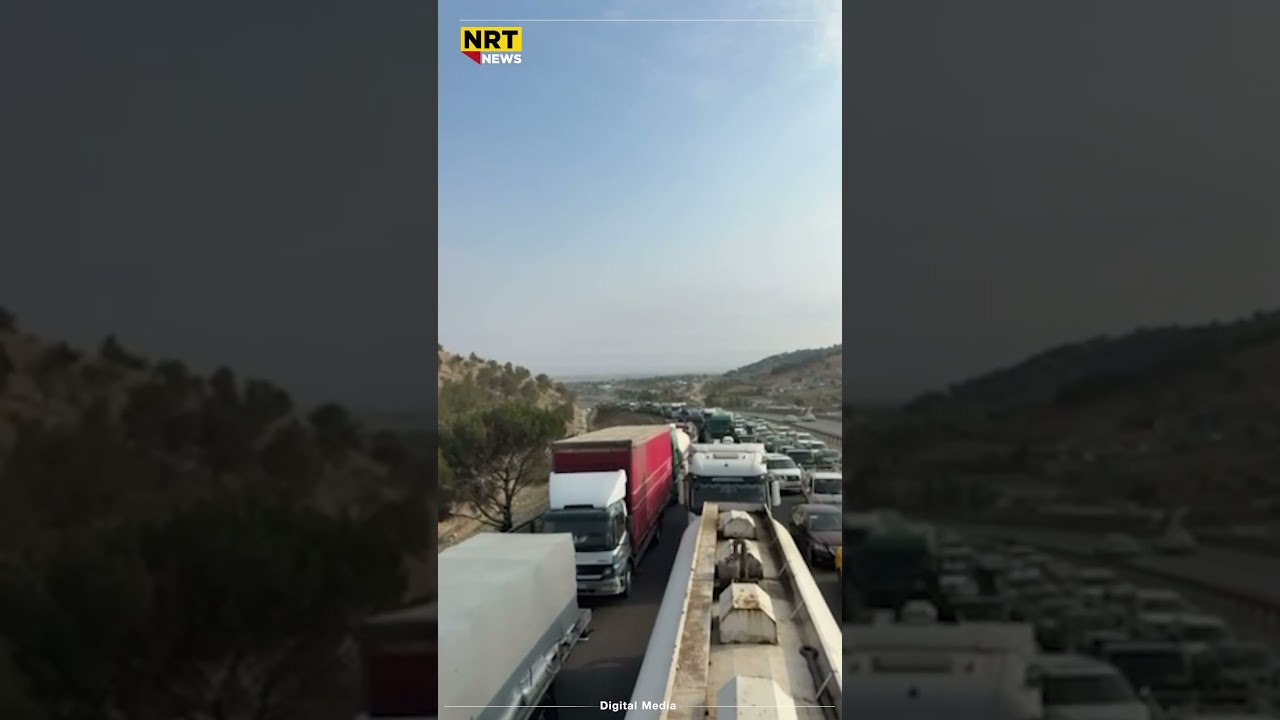 بەڤیدیۆ؛ ساتی داخستنی بازگەی بانی مەقان، بەهۆی گرژیی نێوان دوو هێزەکەی یەکێتی