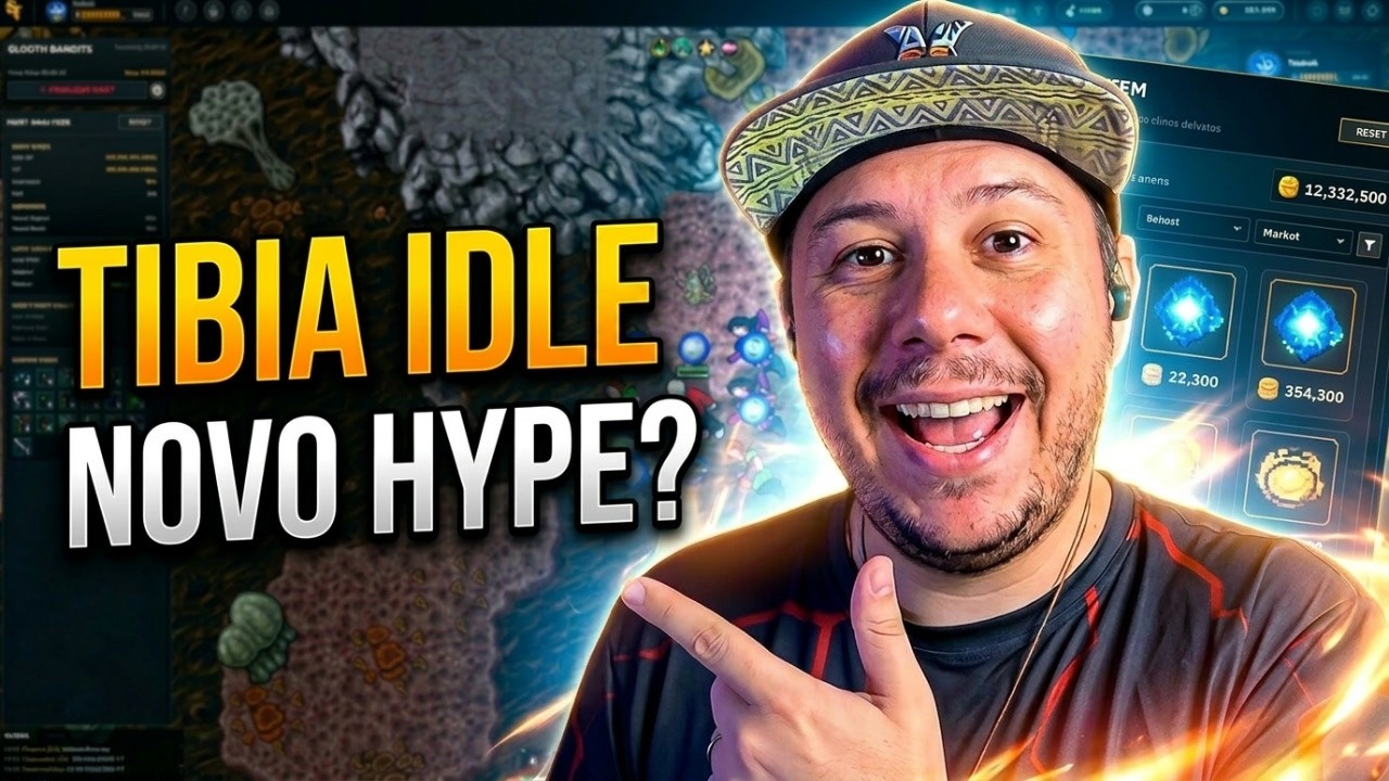 Tibia Idle &eacute; o novo HYPE? An&aacute;lise completa porque esse HYPE!