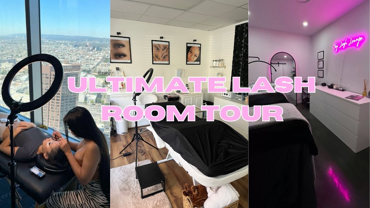 2025 ULTIMATE LASH ROOM TOUR | LASH ROOM DECOR INSPO