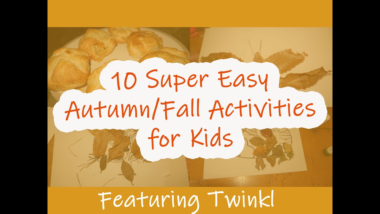 Home Education UK | 10 Easy Autumn Activities for Kids | Featuring Twinkl