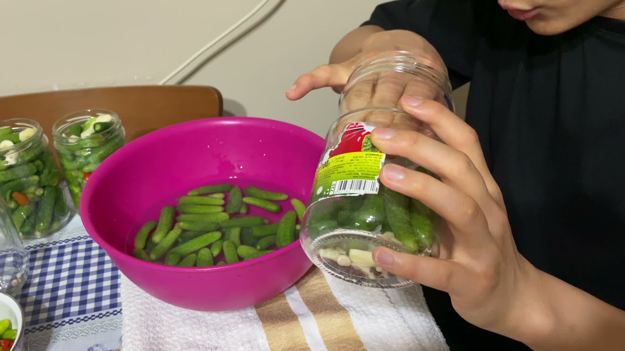 KORELİ DAMAT TURŞU YAPIYOR! | Korean Husband Made Turkish Pickle | 한국인 사위 터키 전통 김치 만들기 체험