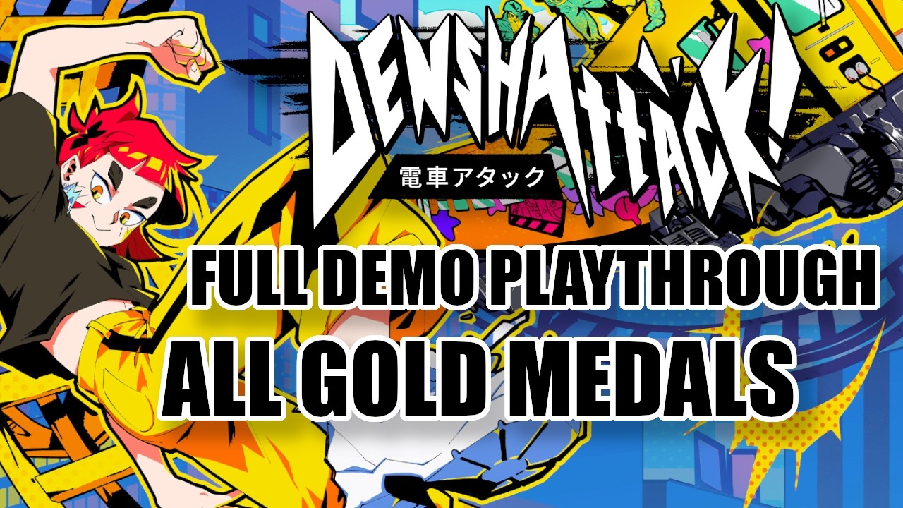Denshattack Demo - All Gold Medals, no commentary