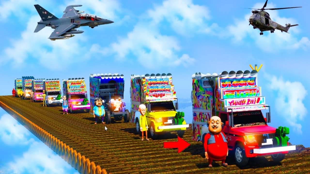 Dj wala game 😱😱 !! New Super Mega 😲😱Ramp Challenge !! Gta-5 !! World Highest 11dj mega Ramp video