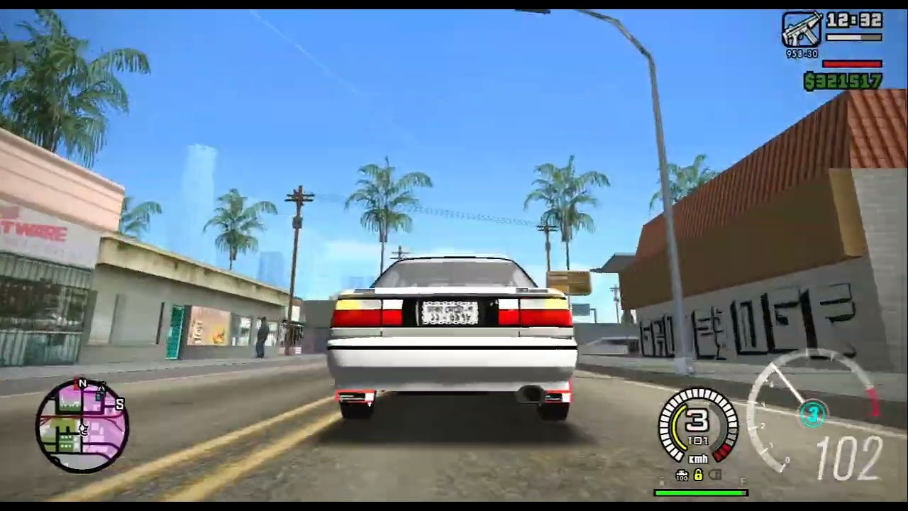 GTA San Andreas But Toyota Corolla Has Toyota Supra Sound...