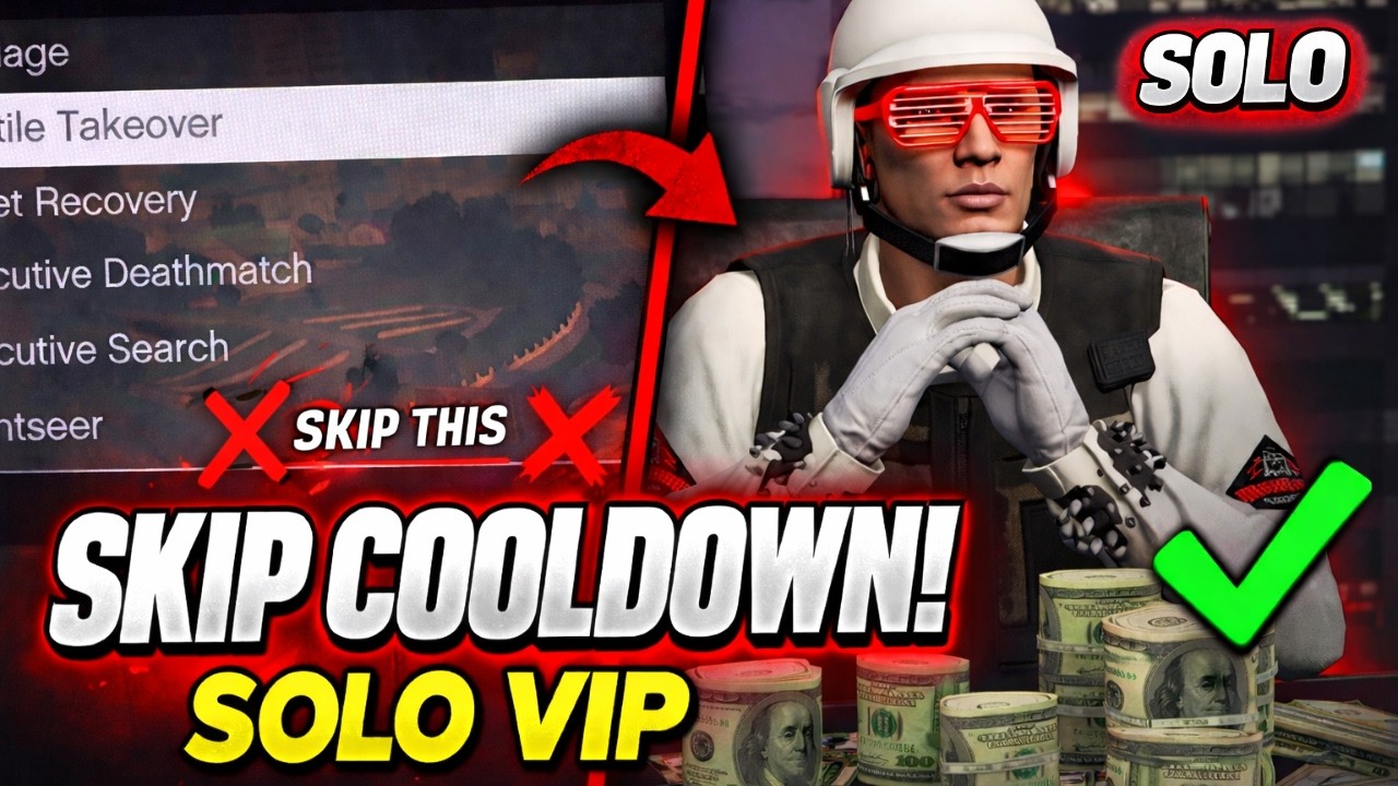 Skip VIP Work Cooldown in GTA Online (Run Back to Back Solo!)