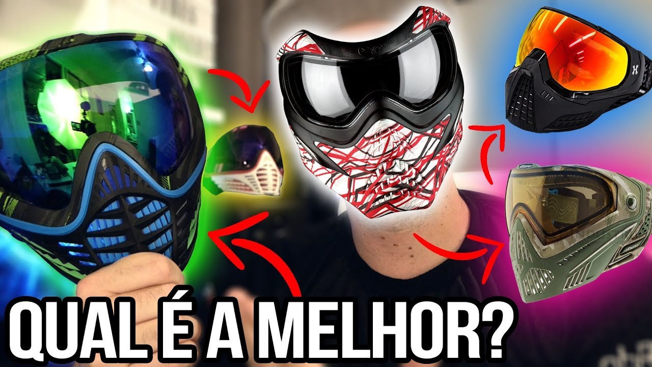 QUAL A MELHOR MASCARA DE PAINTBALL? 2018