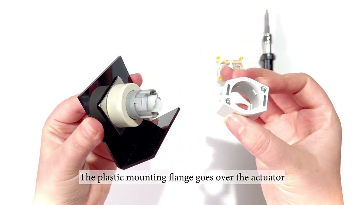 Assembly instruction &ndash; Series 04 Flush Mount Selector Switch