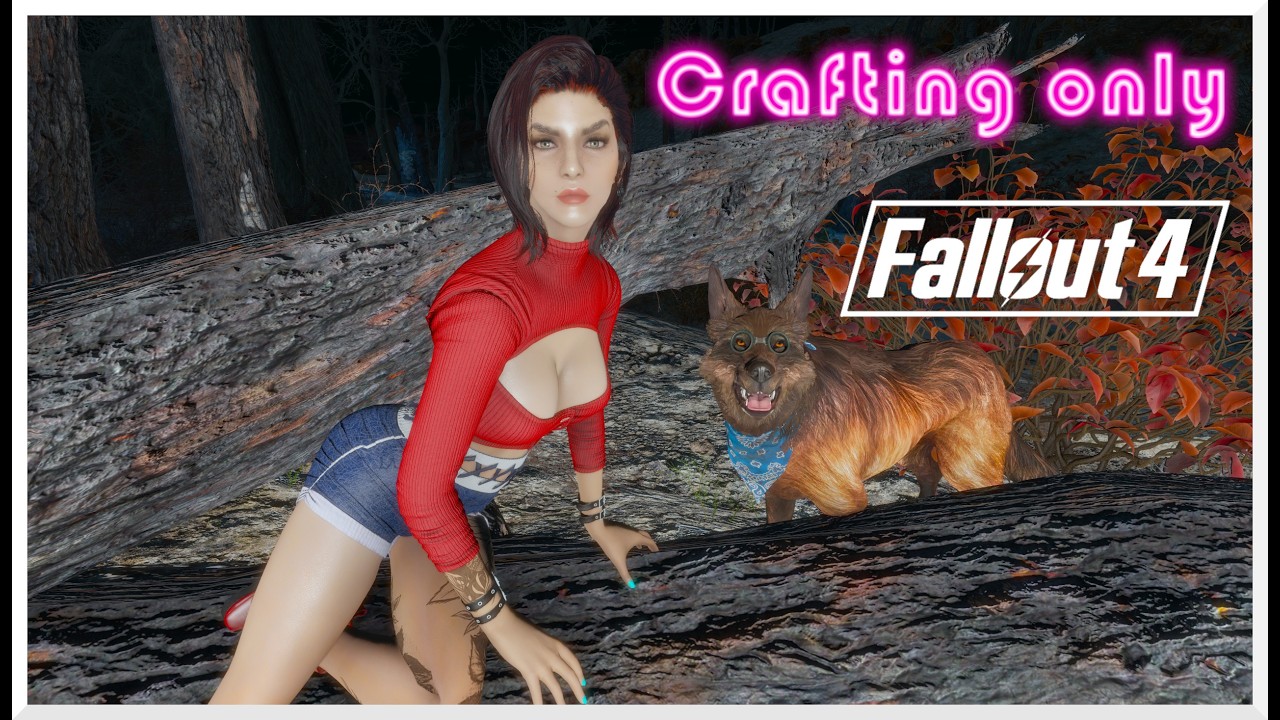 🛠️ Only Crafting Run - DIY Apocalypse #12 - Fallout 4 modded #live 🛠️