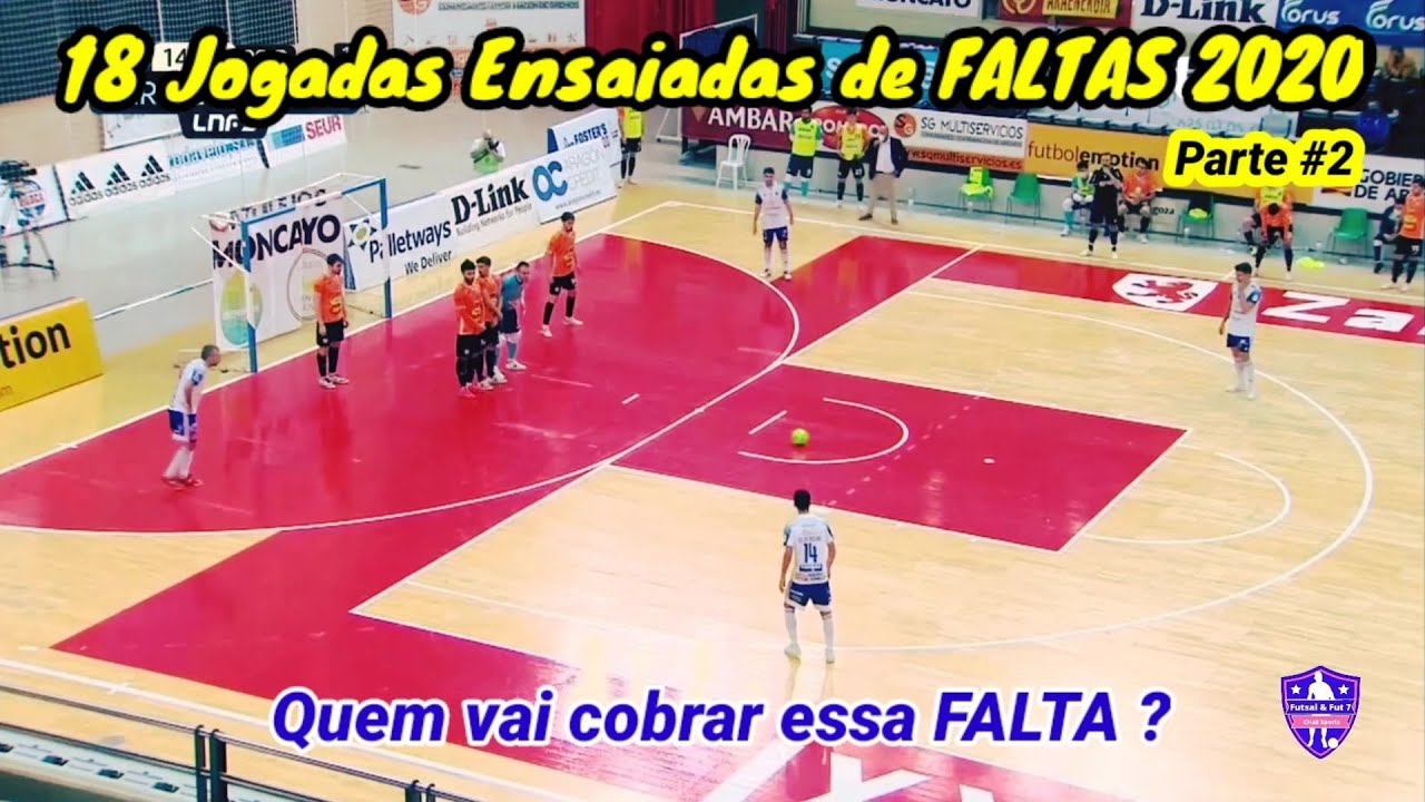 Como fazer mais GOLS com estas 18 Jogadas Ensaiadas de Faltas Sensacionais no Futsal (Parte 2)