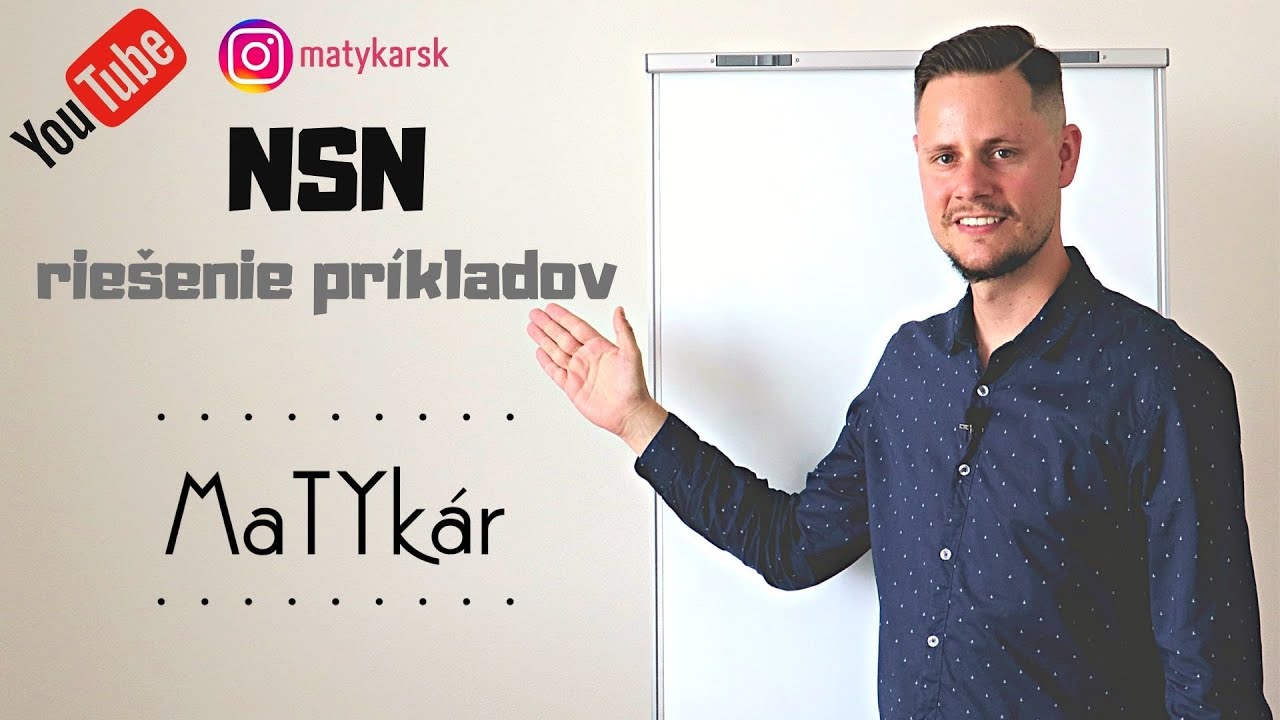 NSN | najmenší spoločný násobok - príklady