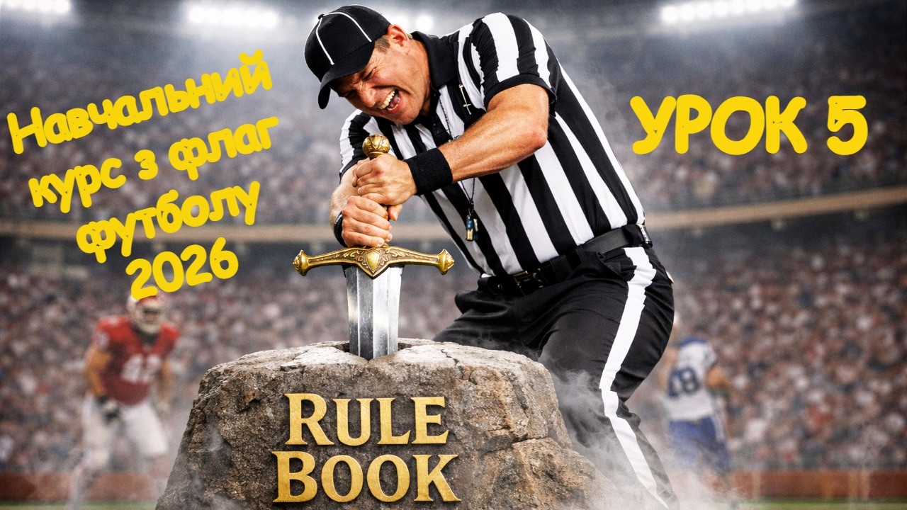 Навчальний курс 2026 з Flag Football /УРОК 5 (ФОЛИ частина 2)
