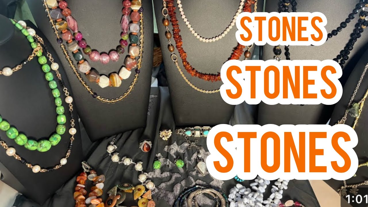 Consignment Jewelry Haul for 3/19/26 2 PM ET Sale Stone Costume & Sterling 