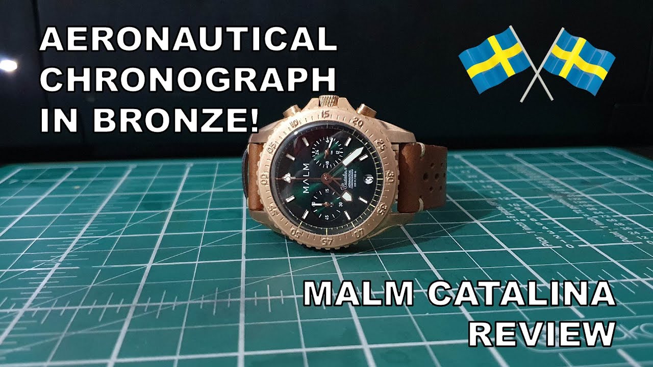 Aeronautical Chronograph In Bronze! - MALM Catalina Review
