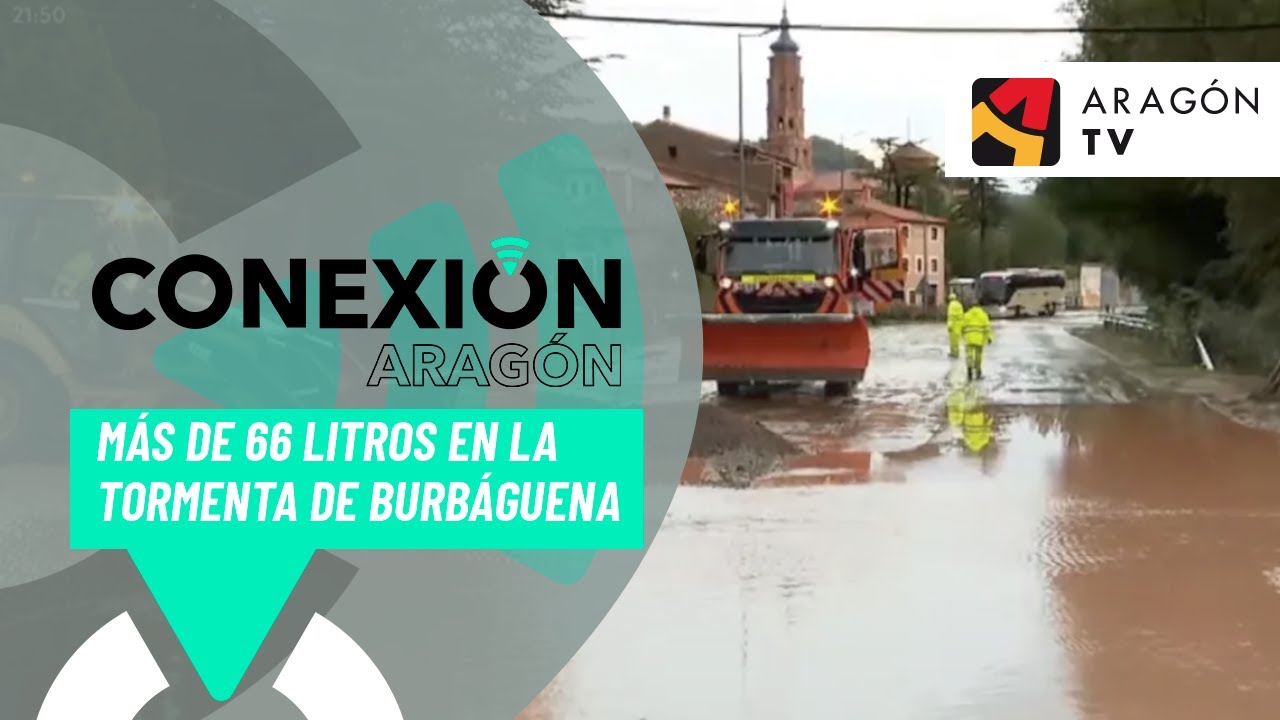 Más de 66 litros en la tormenta de Burbáguena (Teruel)