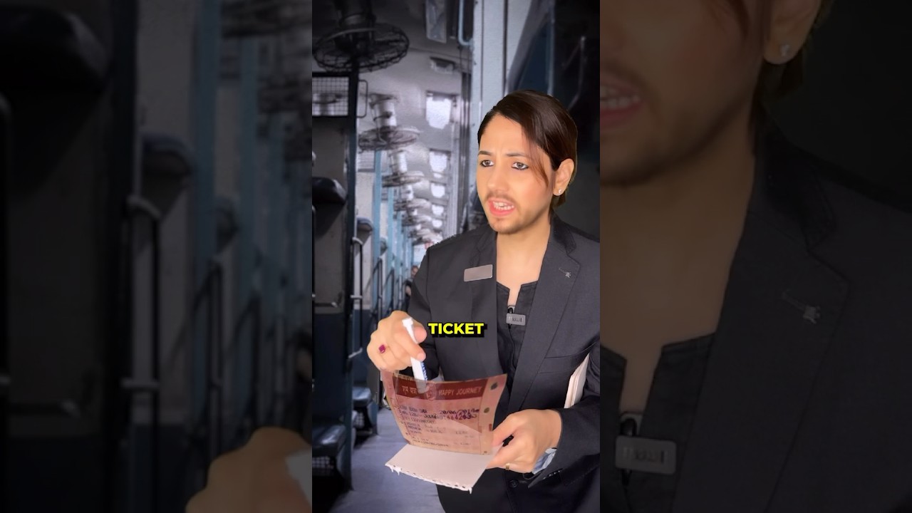 Fine on Waiting Ticket #youtubeshorts #shorts #shortsvideo #train #travel