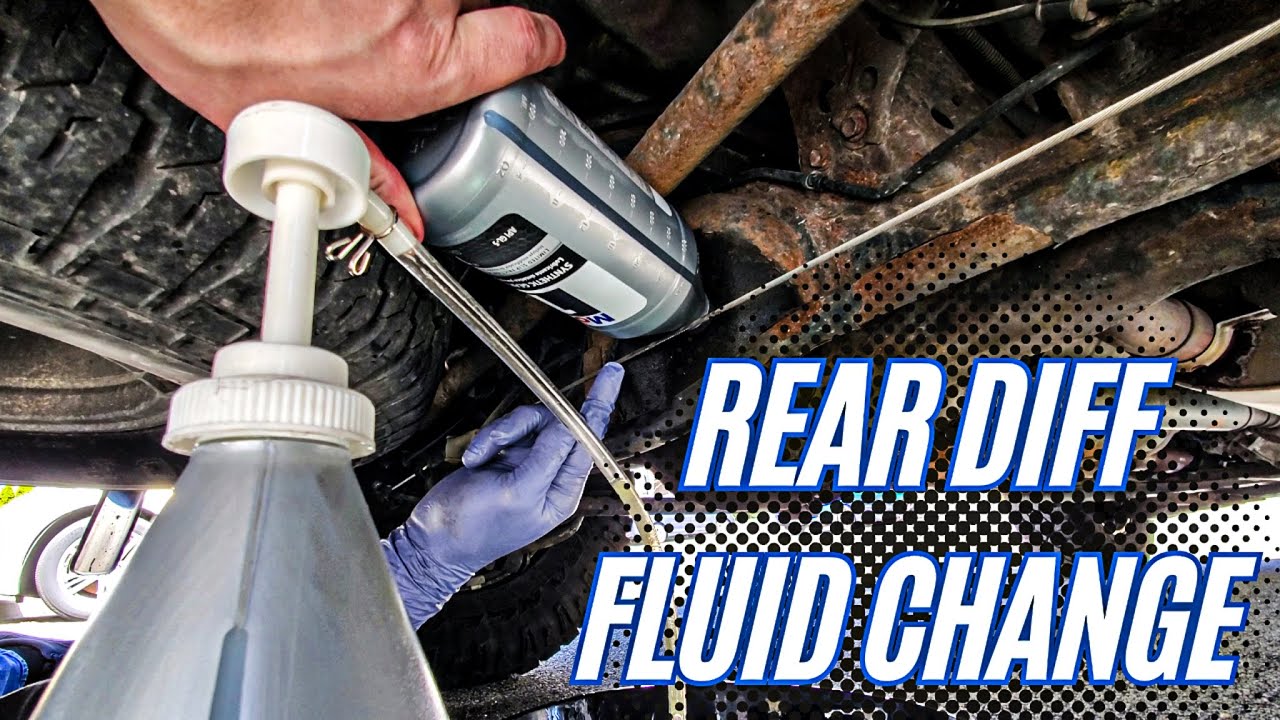 Rear Differential Fluid Change Service // 100 Series Land Cruiser LX470