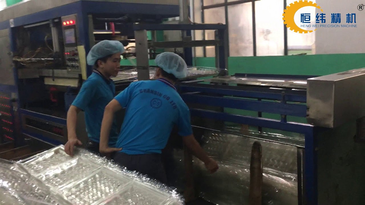 HW-1220 High Speed Automatic Cake Tray Vacuum Thermoforming Machine in Vietnam