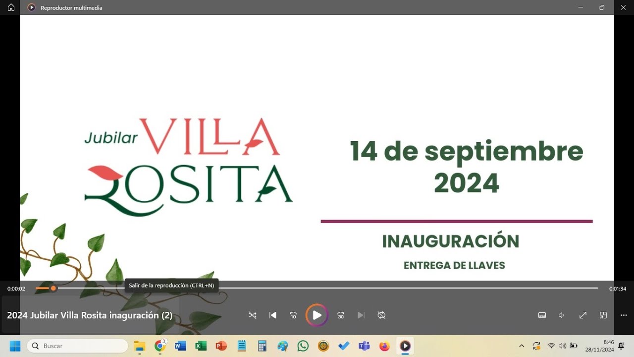 2024 Jubilar Villa Rosita inaguración 2