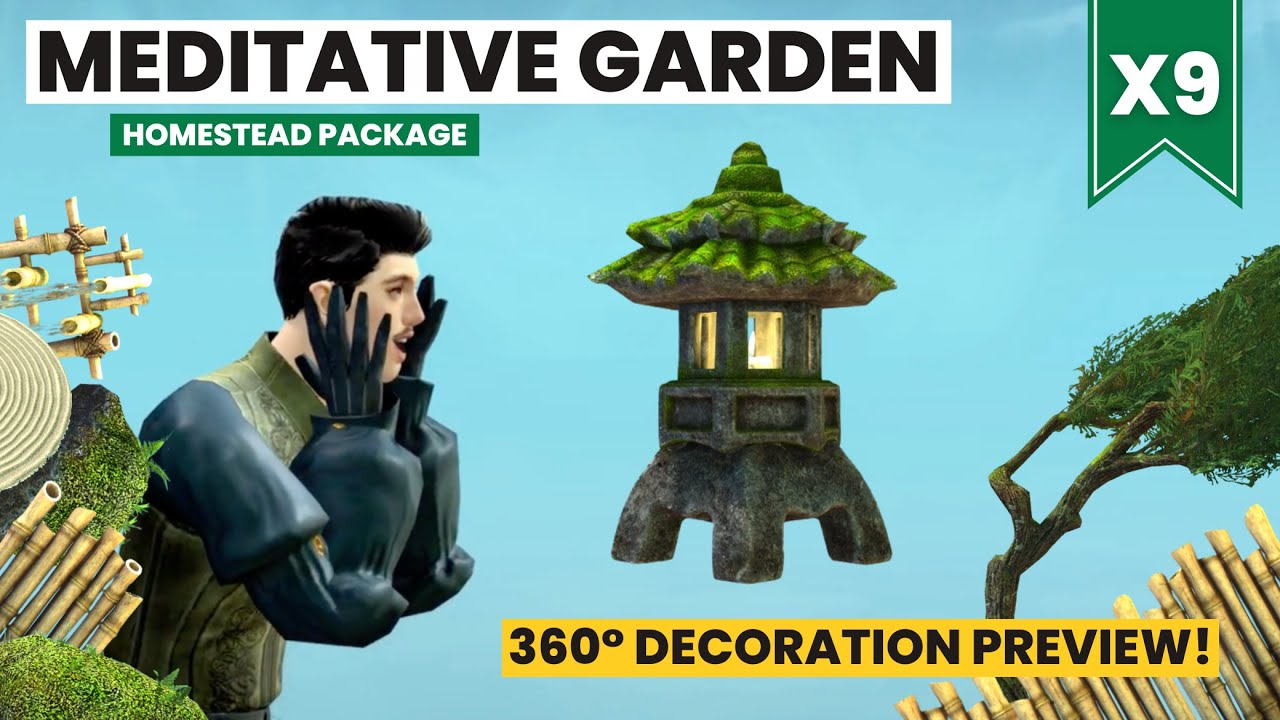 Meditative Garden Homestead Package Preview | Guild Wars 2