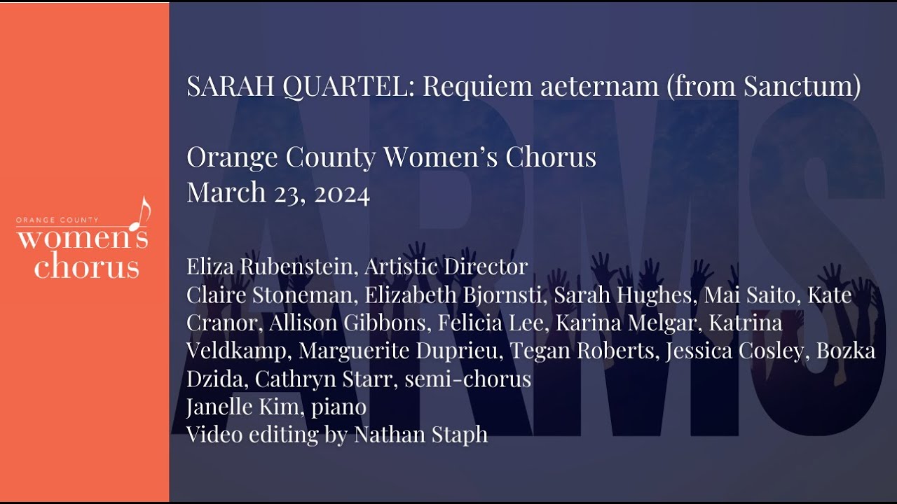 SARAH QUARTEL: Requiem aeternam (from Sanctum)