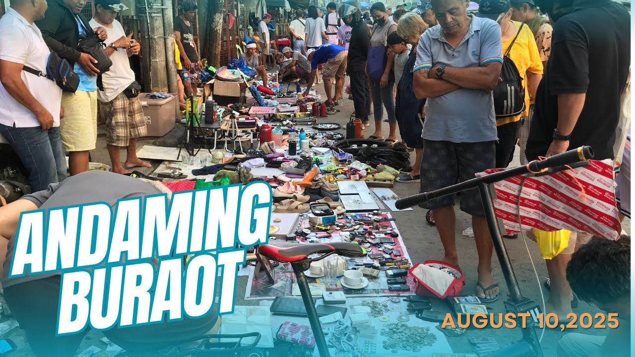 The biggest flea market in the Philippines Buraotan sa Divisoria Carmen Planas st Tondo August 10