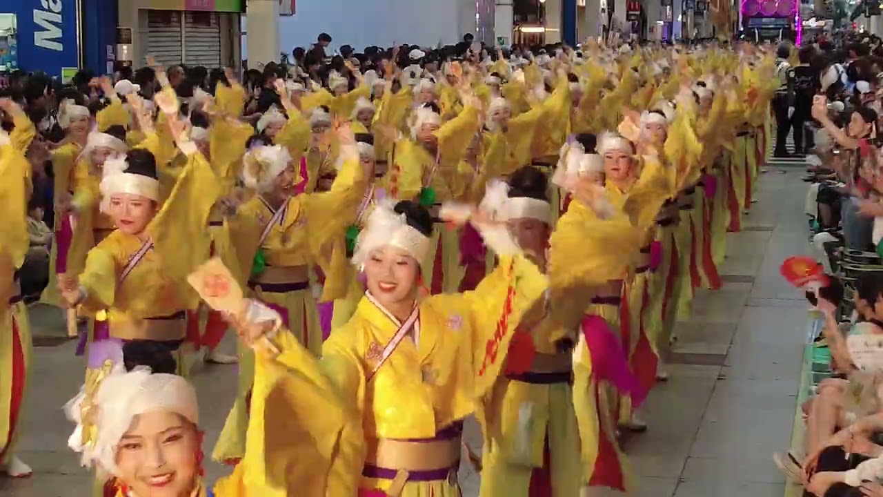 旭食品　高知よさこい祭り2025 全国大会　帯屋町