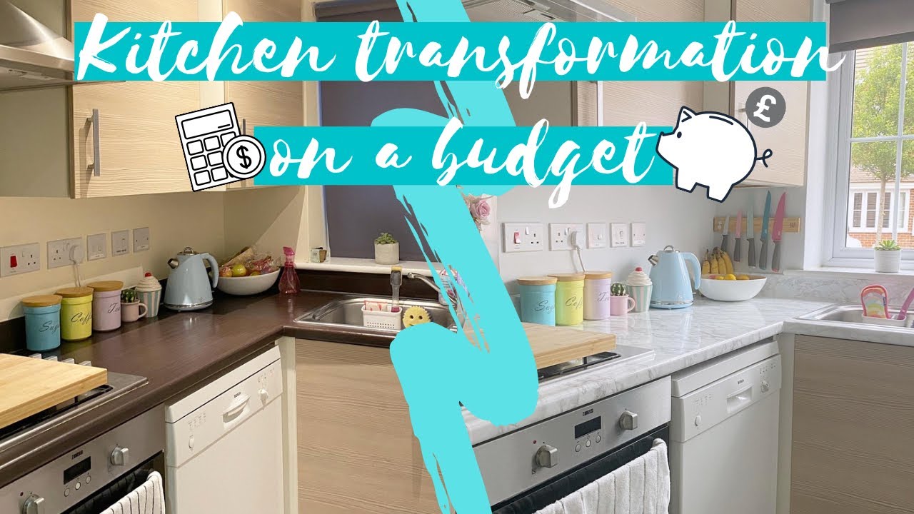 HOW TO APPLY DC- FIX ON KITCHEN WORKTOPS | KITCHEN TRANSFORMATION ON A BUDGET