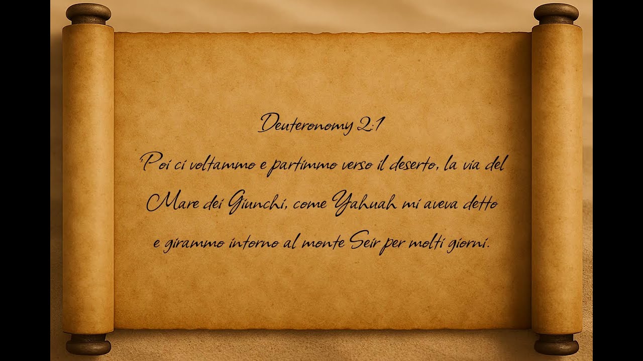 Deuteronomy 2 — Italiano | BYNV Scriptures