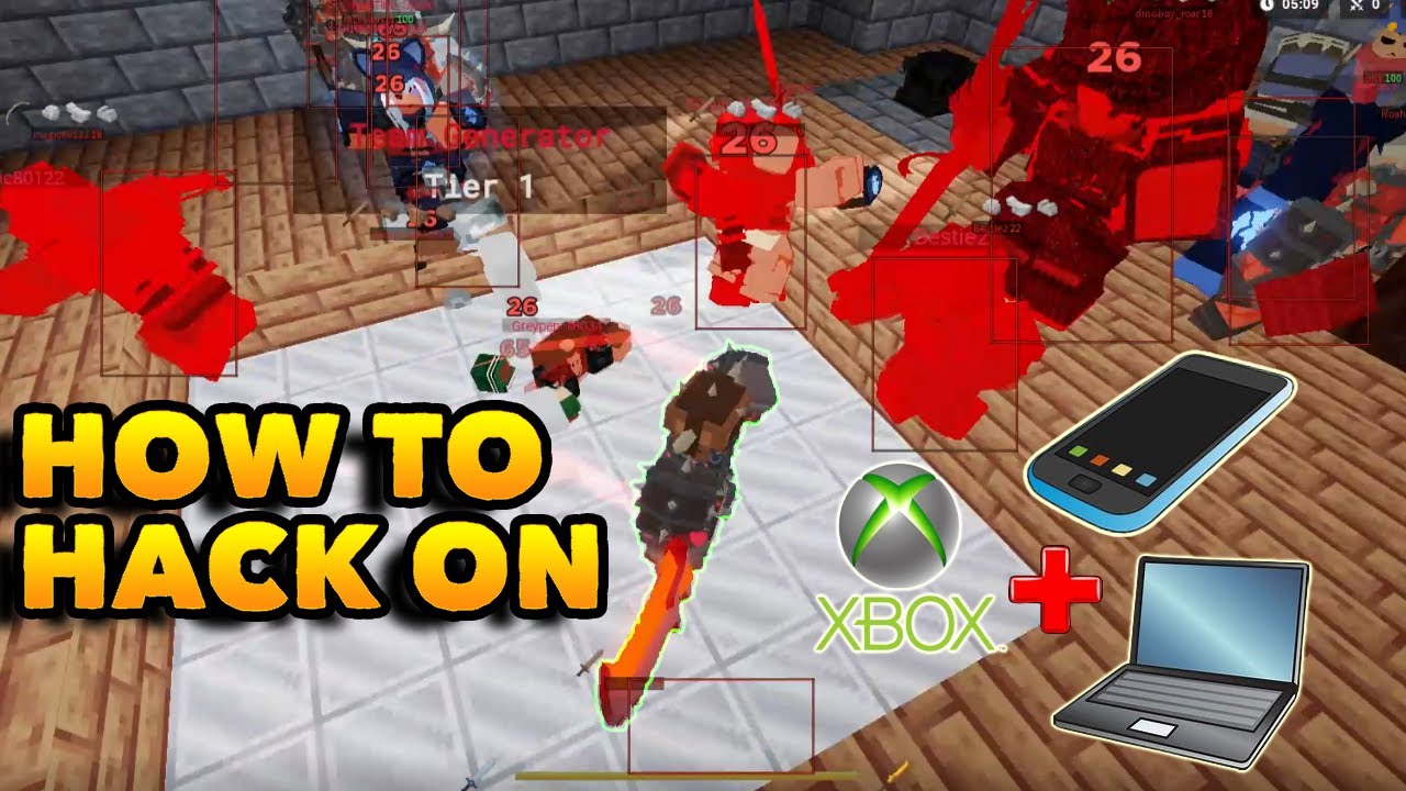How to hack on roblox bedwars on Mobile+PC+Xbox! (Kill-aura + fly + godmode pastebin 2021)