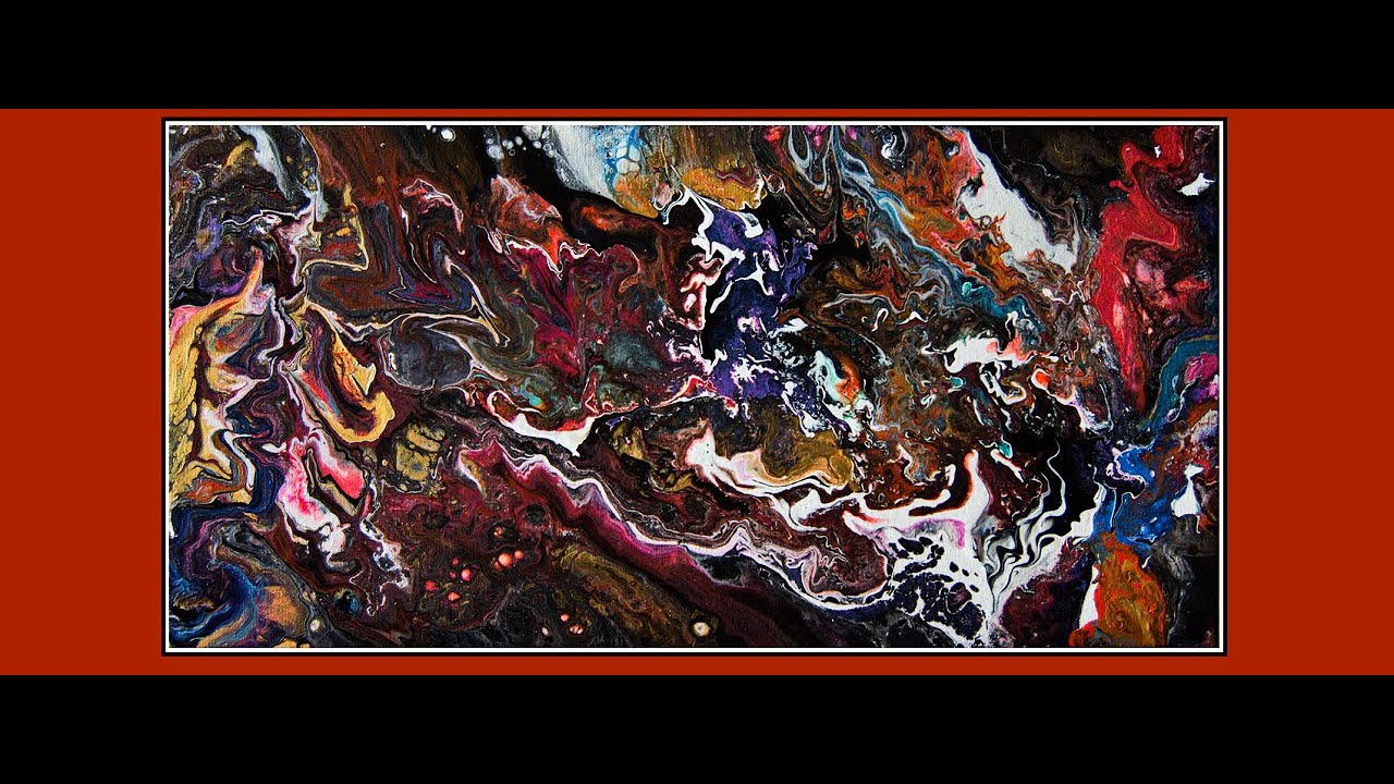 #8445 Using Up Silicone Revisited Contemporary Intuitive Fluid Art Pouring 12.09.21