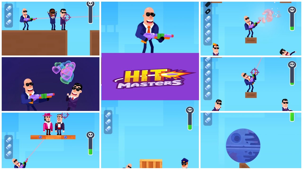 Hit Masters - GamePlay All Levels Android, iOS. Level 6 - 7
