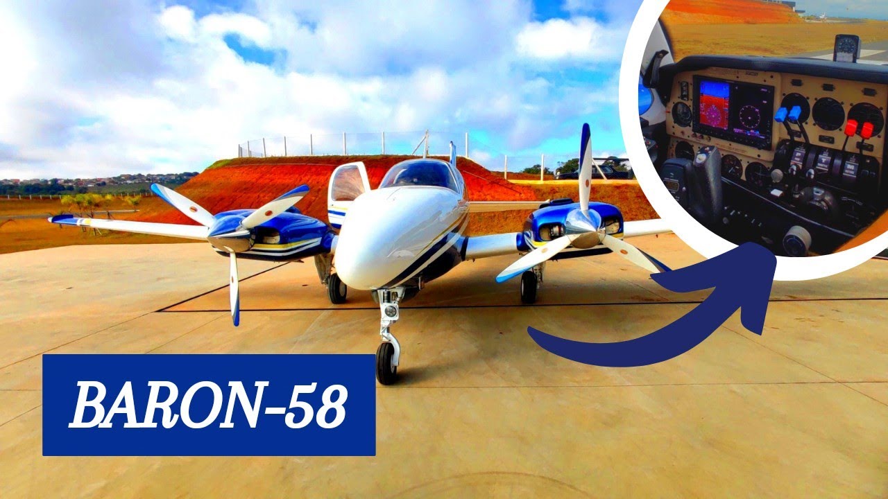 Fizemos um Voo de Baron 58!