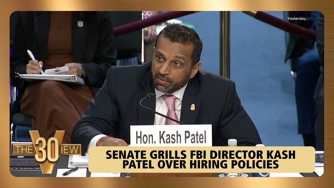 Senate Grills FBI Director Kash Patel Over Hiring Policies | The View
