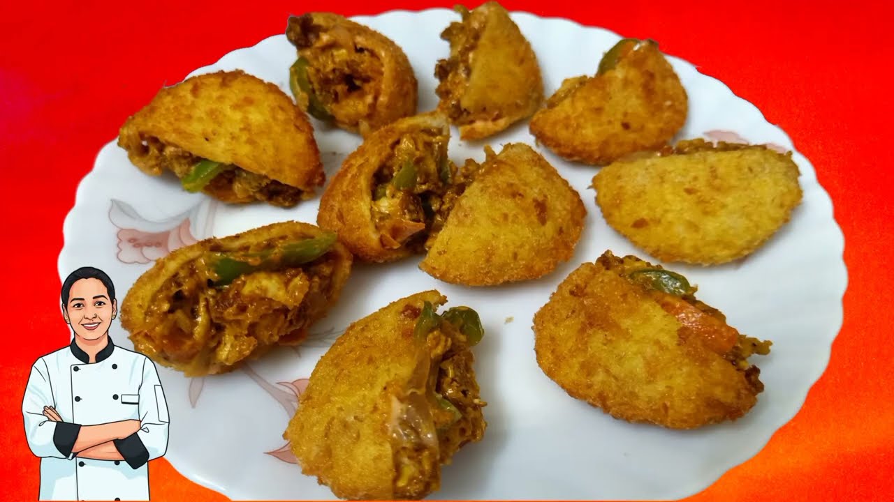 Crispy Chicken Bread Pocket 😍 Ramadan Special ❤️ Iftar Special