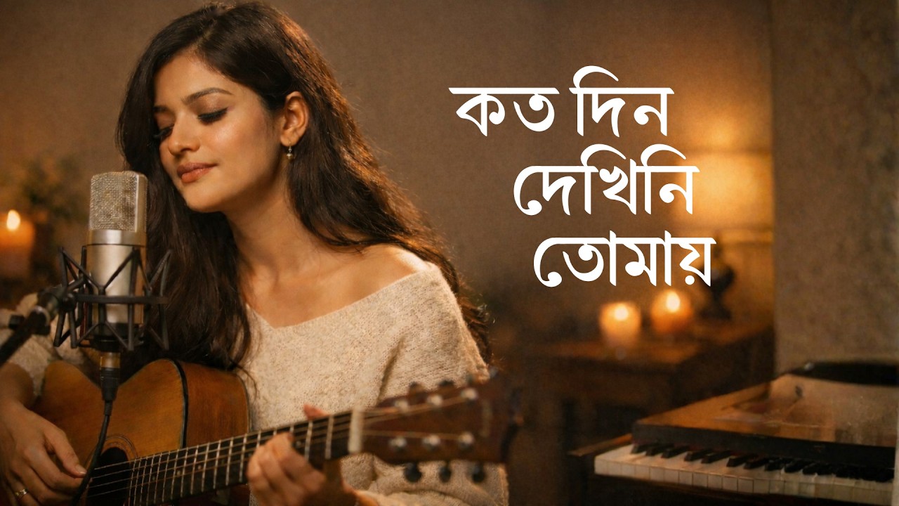 Kotodin Dekhini Tomay  |  কতদিন দেখেনি তোমায় | Soft Acoustic Cover | Female Version