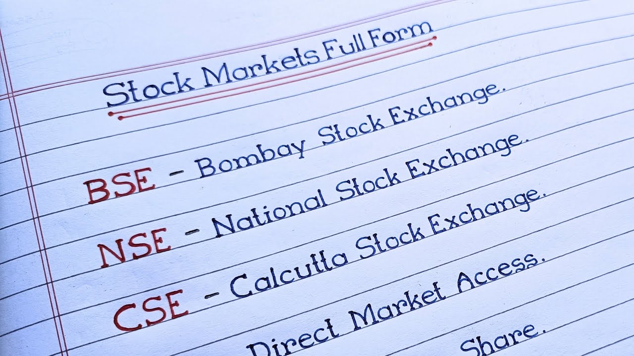 Full form of BSE NSE CSE DMA EPS FDI GDP IPF KYC NDA PDO PSP ROE SEBI SEC