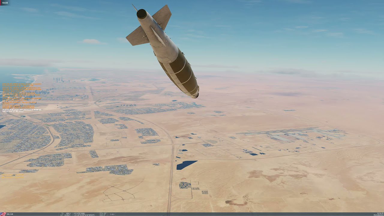 DCS AV8B N/A Harrier JDAM long range test 4K