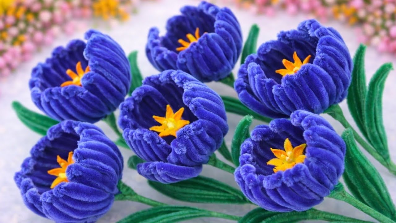 Pipe Cleaner Tulips Tutorial