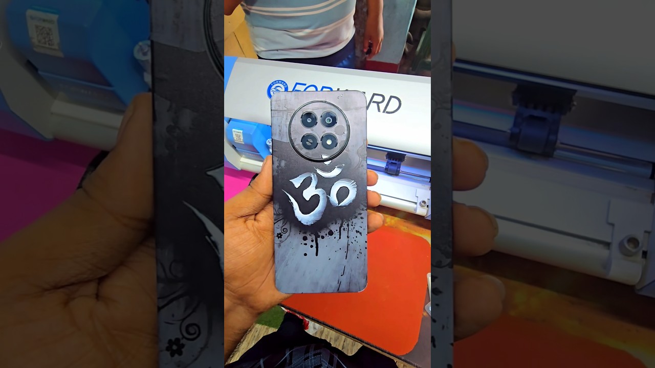 I Skinned The Realme 12x 5G New phone 3D back Sticker #shots #short #trending #sticker